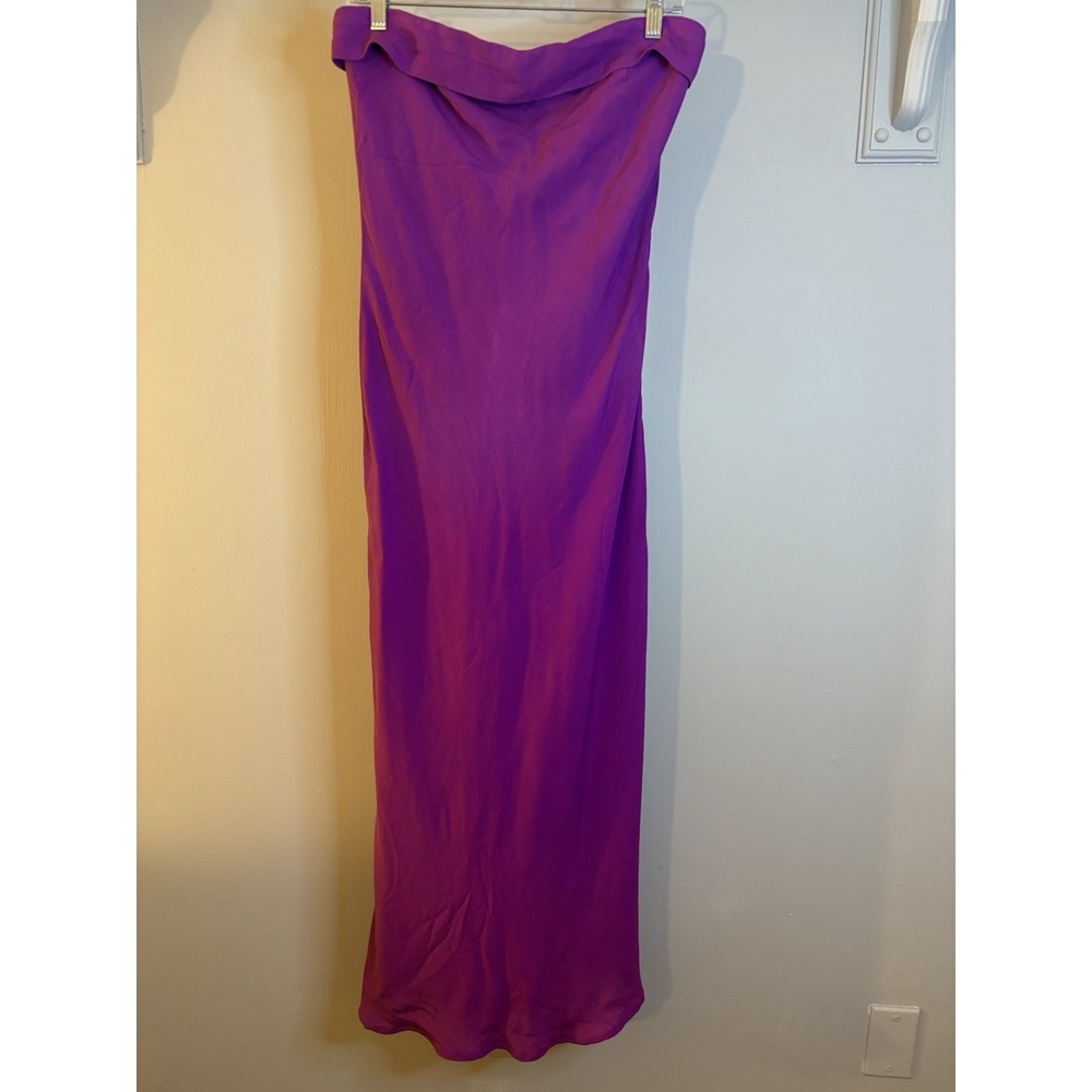 RUNAWAY Purple Strapless Maxi Dress 8 Revolve Homecoming Hoco